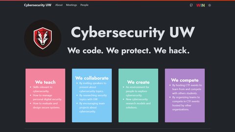 Cybersecurity UW