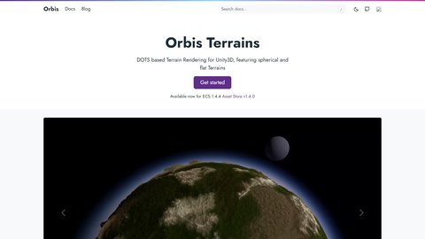 Orbis homepage screenshot